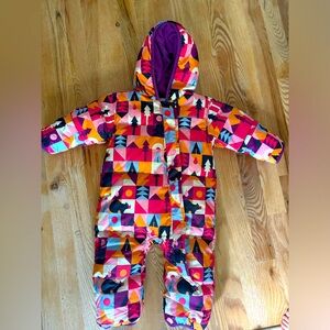 Columbia girls snuggly bunny bunting